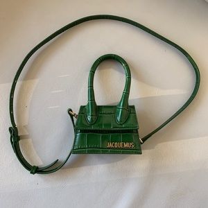 Jacquemus Green Leather Mini Bag